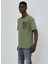 Bisiklet Yaka Haki Erkek T-Shirt UMP24054TS 2