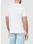 Bisiklet Yaka Beyaz Erkek T-Shirt UMP24045TS 4