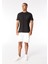 Bisiklet Yaka Siyah Erkek T-Shirt UMP24054TS 2