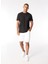Bisiklet Yaka Siyah Erkek T-Shirt UMP24054TS 3