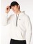 Ekru Erkek Kapüşon Yaka Relaxed Sweatshirt C4WM-SWT4254 1