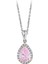 Pembe Topaz Taşlı Pırlanta Kolye 1