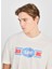 Ekru Erkek Relaxed T-Shirt L2510146104 Relax Fit Grafik 2