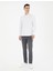Bej Slim Fit Uzun Kollu Gömlek 4
