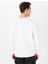 Ekru Erkek Bisiklet Relaxed Baskılı Sweatshirt J5SM-SWT7306 5