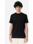 Bisiklet Yaka Siyah Erkek T-Shirt UMP24013TS 2