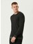 Antrasit Erkek Bisiklet Slim Fit Kazak 1091736 4