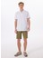 Beyaz Erkek Relaxed Baskılı Polo T-Shirt M5SM-TST1324 2