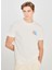 Ekru Erkek Regular Fit T-Shirt L2510324102 Regular Fit Grafik 1