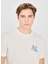 Ekru Erkek Regular Fit T-Shirt L2510324102 Regular Fit Grafik 4