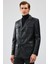 Kevin Erkek Siyah Blazer Deri Ceket 21WGD6405U4 1