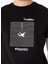 D5SM-TST3771 Siyah Bisiklet Yaka Relaxed Fit Baskılı T-Shirt 4
