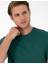 Koyu Yeşil Slim Fit Basic Tişört 2