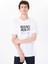 Beyaz Erkek Relaxed Baskılı T-Shirt M5SM-TST1289 3