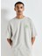 Gri Erkek Oversize T-Shirt MZOF02AE25GCPVB 2