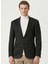 Antrasit Erkek Slim Fit Düz Ceket 1093109 1