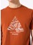 D5SM-TST3834 Turuncu Bisiklet Yaka Relaxed Fit Baskılı Erkek T-Shirt 4
