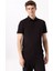 Siyah Erkek Basic Rayon Karışımlı Polo T-Shirt F5SM-TST 2040 3
