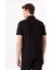 Siyah Erkek Basic Rayon Karışımlı Polo T-Shirt F5SM-TST 2040 5
