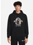 Siyah Kapüşon Yaka Erkek Sweatshirt FB7123-010 Lj M Nk Brsh Po Hoodıe 1