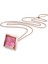 5628296 Swarovski Kolye Saat Pendant Watch, Triangle Cut, Pink Rose Gold-Tone Finish 2