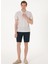 Bej Erkek Slim Fit Polo T-Shirt Vesp 4