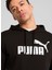 Beyaz Erkek Kapüşon Regular Fit Baskılı Sweatshirt 68257201 Ess No. 1 Logo Hoodie Tr P 4