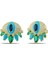 Enamel Blue Eye Küpe 4