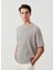 Gri Erkek Oversize T-Shirt MSON02DGE25GRISCH 2