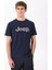 Lacivert Erkek Relaxed Baskılı T-Shirt J5SM-TST7351 1