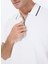 Beyaz Erkek Polo Yaka Basic Rayon Karışımlı Kazak F5SM-KZK 2079 4