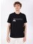 D4SM-TST3312 Siyah Bisiklet Yaka Basic Baskılı Erkek T-Shirt 3