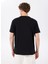 D4SM-TST3312 Siyah Bisiklet Yaka Basic Baskılı Erkek T-Shirt 5