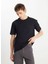 Siyah Erkek Relaxed T-Shirt MW7NM203877001 Relaxed Fit Small 2
