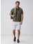 Haki Erkek Slim Fit T-Shirt 1093859 3
