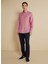 Pembe Erkek Düğmeli Regular Fit Gömlek BBSS25MSH012 4