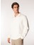 Ekru Erkek Dik Yaka Basic Sweatshirt F4WM-SWT 2113 1