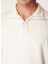 Ekru Erkek Dik Yaka Basic Sweatshirt F4WM-SWT 2113 3