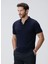 Lacivert Erkek Polo Slim Fit Kazak 1090454 4