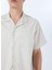 Gmg Fırenze Bej Erkek Apaş Oversize Gömlek GU25MSS02216 4