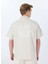 Gmg Fırenze Bej Erkek Apaş Oversize Gömlek GU25MSS02216 5