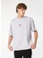 Açık Mor Erkek Oversize Düz T-Shirt 50521269_DFLOFIRE 1