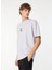 Açık Mor Erkek Oversize Düz T-Shirt 50521269_DFLOFIRE 3
