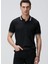 Siyah Erkek Slim Fit T-Shirt 1094080 1