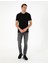 Siyah Slim Fit Basic Tişört 4