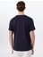 Lacivert Erkek Relaxed Baskılı T-Shirt J5SM-TST7293 5