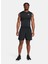 1385978-002 Ua Tech Utility Shorts Siyah Lastikli Bel Normal Kalıp Erkek Şort 3