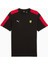 Siyah Erkek Regular Fit Düz T-Shirt 63019601 Ferrari Race Mt7 Tee Puma 4