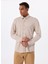 Gmg Fırenze Bej Erkek Düğmeli Slim Fit Gömlek GU25MSS02219 1
