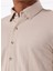 Gmg Fırenze Bej Erkek Düğmeli Slim Fit Gömlek GU25MSS02219 4